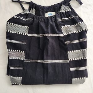 Old Navy Black And White Sundress | Euc | Size X-small | Pockets